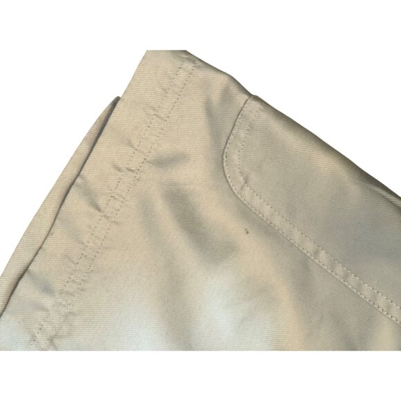 Nike Cargo Shorts Mens L Light Gray & Navy Polyester Elastic Waist With Pockets - Picture 4 of 5